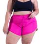 Imagem de Bermuda Com Lycra Academia Feminina Plus Size Com Bolso + Short Tactel Moda Praia Verão 2024