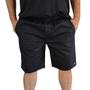 Imagem de Bermuda De Brim Masculina Com Elástico Plus Size