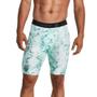 Imagem de Bermuda de Compressão Masculina Under Amour Curry HeatGear Printed