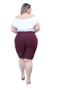 Imagem de Bermuda feminina cotton plus size com elastano sku:bc10
