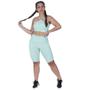 Imagem de Bermuda fitness feminina bolso jacquard relevo orbis