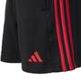 Imagem de Bermuda Flamengo Adidas DNA 2024 Cor: Preto E Vermelho - Tamanho: M