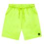 Imagem de Bermuda Infantil Menino em Nylon Amarelo Neon Onda Marinha