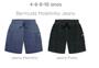 Imagem de Bermuda Infantil Moletinho Jeans Com Bolsos Laterais Menino