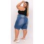 Imagem de Bermuda Jeans Ciclista Plus Size Feminino Clara levanta Bumbum