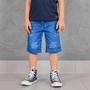 Imagem de Bermuda Jeans Infantil Masculina Espacial