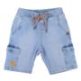 Imagem de Bermuda Jeans Infantil Menino Dipopini Jogger - BIM258