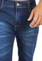 Imagem de Bermuda Jeans Masculina Azul Escura Listras Claras Di Nuevo