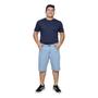 Imagem de Bermuda Jeans Masculina Tradicional Short Slim Linha Premium  Algodão Com Elastano  48 ao 56