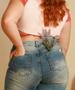 Imagem de Bermuda Jeans Plus Size Feminina 46 ao 54 - Razon - 1257