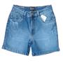 Imagem de Bermuda Jeans Shorts Feminino Cintura Alta