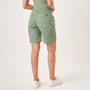 Imagem de Bermuda Jogger Jeans Confort Colors Com Elástico na Cintura Verde Relva