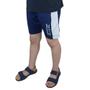 Imagem de Bermuda Juvenil Masculina Brandili Active Dry Fit Azul 2646