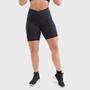 Imagem de Bermuda Legging Feminino Preta Lisa Fitness Exercício Funcional
