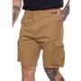 Imagem de Bermuda Masculina HD Walk Cargo Chino Caramelo 9103A