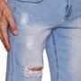 Imagem de Bermuda Masculina Jeans Destroyed Original Premium Estilosa