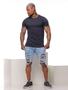 Imagem de Bermuda Masculina Jeans Slim Destroyed