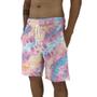 Imagem de Bermuda Masculina Moletom MXD Conceito Limitada Tie Dye Colorido