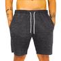 Imagem de Bermuda Masculina Moletom Short Moletinho Bueno Store Chumbo