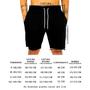 Imagem de Bermuda Masculina Moletom Shorts Moletinho Bueno Store Preta