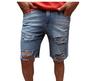 Imagem de Bermuda masculina rasgada jeans produto de otima qualidade 2023