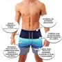 Imagem de Bermuda Masculina Shorts Fitness Treino Surf- Chumbo