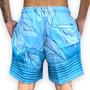 Imagem de Bermuda Mauricinho Elastano Shorts Moda Praia Com Elastico