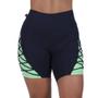 Imagem de Bermuda Meia Coxa Fitness Feminina Detalhes Lateral Cós Alto Orbis - Nalu
