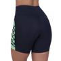 Imagem de Bermuda Meia Coxa Fitness Feminina Detalhes Lateral Cós Alto Orbis - Nalu