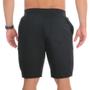 Imagem de Bermuda Moletinho Plus Size Masculina Elástico Cintura Cordão Ajustavel Tamanho Especial G1 ao G5