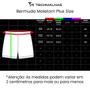 Imagem de Bermuda Moletom Masculina Plus Size Elástico Ajustável Bolsos Confortável