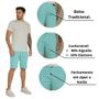 Imagem de Bermuda Sarja Masculina Slim Fit Com Elastano Coloridas