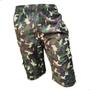 Imagem de Bermuda Short Masculina Cargo Tático Militar Ripstop 6 Bolso