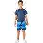 Imagem de Bermuda Shorts Infantil Verão Menino Estampa Degradê Azul