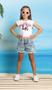 Imagem de Bermuda / Shorts Jeans Infantil Menina Verão Lessa Kids 8738