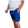 Imagem de Bermuda Shorts Mauricinho tactel masculina Estampada com Bolsos com Elastico na Cintura Moda Praia
