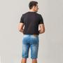 Imagem de Bermuda Skinny Básica Masculina Jeans Zíper Casual Conforto