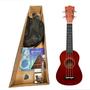 Imagem de Bertô Kit Ukulele 21 Polegadas Com Afinador Capa 4 Palhetas Corda Reserva E Manual