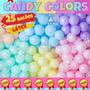 Imagem de Bexiga Balão Candy Colors, Tam. 5", C/50UN, Tons Pastéis - Balão Bexiga Candy Colors