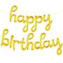 Imagem de Bexiga Balão Metalizado Happy Birthday De Festa Aniversário Grande Letras