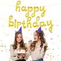 Imagem de Bexiga Balão Metalizado Happy Birthday De Festa Aniversário Grande Letras
