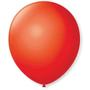 Imagem de Bexiga/balão vermelho quente liso n.7 pct.c/50  -sao roque