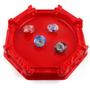 Imagem de Beyblade Arena Storm Gyro + 3 BeyBlade + Lançadores Brinquedos Menino