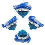 Imagem de Beyblade Burst Com Lançador Adesivos Plástico e Metal Top