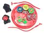 Imagem de Beyblade Metal Led Kit 4 Pião 2 Lançador Tornado Com Arena