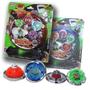 Imagem de Beyblade Metal Led Kit 4 Pião 2 Lançador Tornado Com Arena