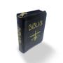 Imagem de Biblia Com Suporte De Madeira Pequena Com Zíper 14cm