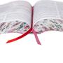 Imagem de Bíblia Da Pregadora Pentecostal Grande Capa Luxo Versão ARC Almeida Revista e Corrigida Box SBB Branca Florida