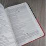 Imagem de Bíblia de estudo a mensagem - linguagem contemporânea - cinza e vermelho - vida