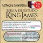Imagem de Bíblia de Estudo King James Atualizada  Letra Normal  Capa Luxo Marrom - Scripturae